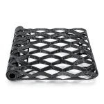 Hot Rolled Black Steel Expanded Metal Mesh Thickness 2.8 mm Width 2.44 meter Length 2 meter