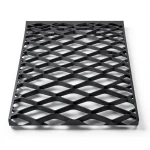 Hot Rolled Black Steel Expanded Metal Mesh Thickness 2.7 mm Width 2.44 m Length 2 m