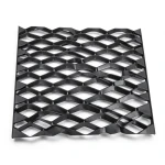 Hot Rolled Black Steel Expanded Metal Mesh Thickness 2.8 mm Width 2.44 m Length 4 m