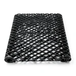 Mazyoon Hot Rolled Black Steel Expanded Metal Mesh 2.8mm Thickness 2.44m x 3m Bait Al Tatawor