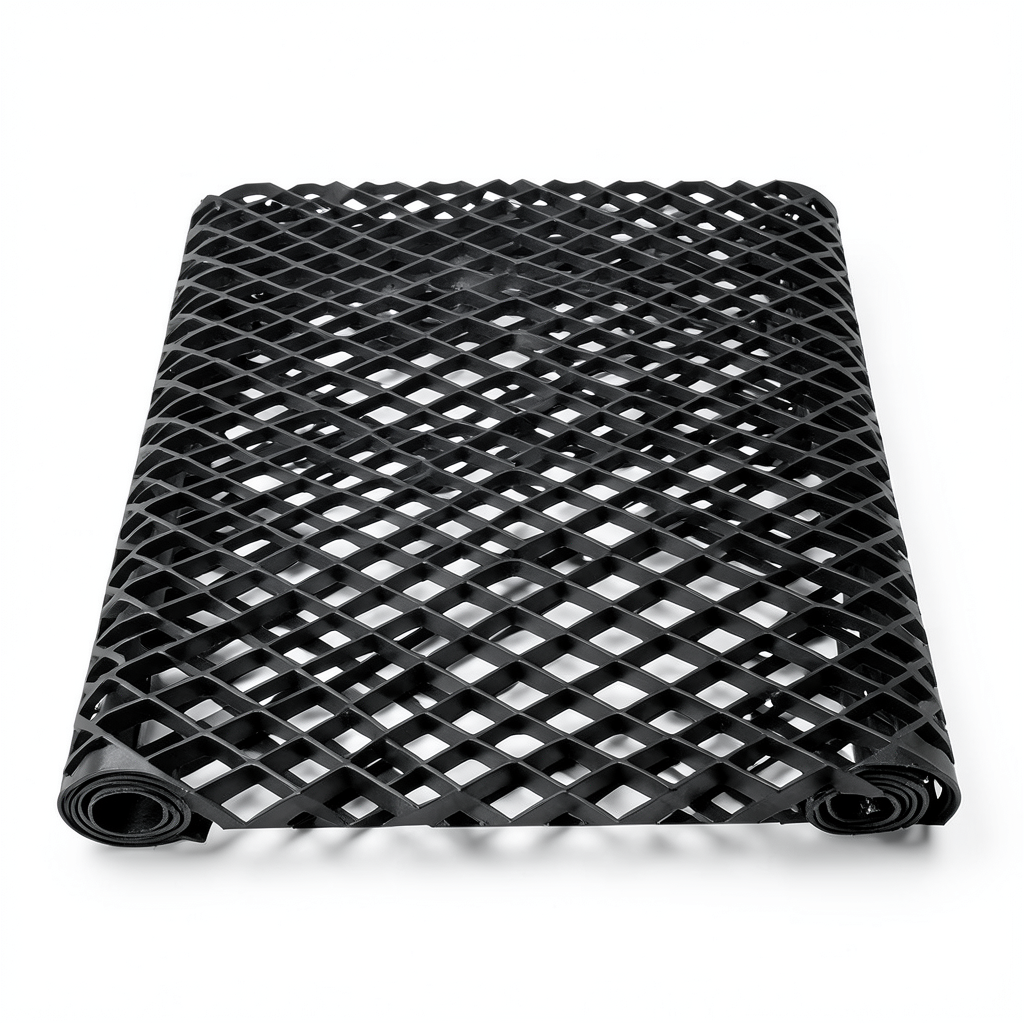 Mazyoon Hot Rolled Black Steel Expanded Metal Mesh 2.8mm Thickness 2.44m x 3m Bait Al Tatawor