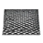 Hot Rolled Black Steel Expanded Metal Mesh Thickness 2.7 mm Width 2.44 m Length 3 m