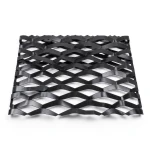 Hot Rolled Black Steel Expanded Metal Mesh Thickness 2.8 mm Width 2.44 m Length 5 m