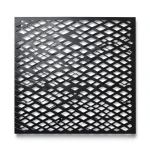 Hot Rolled Black Steel Expanded Metal Mesh Thickness 2.8 mm Width 2.44 m Length 4 m
