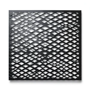 Hot Rolled Black Steel Expanded Metal Mesh Thickness 2.8 mm Width 2.44 m Length 4 m
