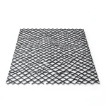 Hot Rolled Black Steel Expanded Metal Mesh Thickness 2.8 mm Width 2.44 m Length 6 m