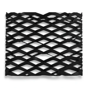 Mazyoon Hot Rolled Black Expanded Metal Mesh 2.8mm Thickness 2.44m x 7m - Bait Al Tatawor