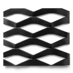 Hot Rolled Black Steel Expanded Metal Mesh Thickness 3 mm Width 2.44 m Length 2 m