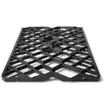 Mazyoon Hot Rolled Black Steel Expanded Metal Mesh 2.8mm Thickness 2.44m x 1m Bait Al Tatawor