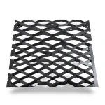 Hot Rolled Black Steel Expanded Metal Mesh Thickness 3 mm Width 2.44 m Length 2 m