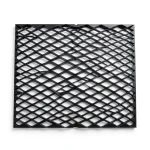 Hot Rolled Black Steel Expanded Metal Mesh Thickness 3 mm Width 2.44 m Length 3 m