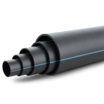 مواسير HDPE ضغط 3.2 بار PE 100 قطر خارجي 630 مم SDR 41 لون أسود