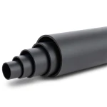 مواسير HDPE ضغط 4 بار PE 100 قطر خارجي 180 مم SDR 33 لون أسود