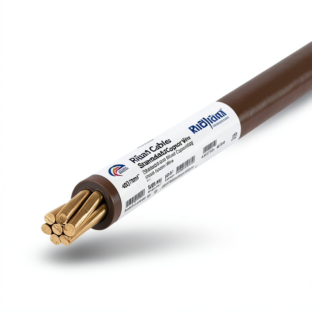 سلك نحاس مجدول 400 مم2 450/750 فولت بني 500 متر | مجموعة كابلات الرياض Riyadh Cables