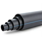 أنابيب بلاستيك HDPE ضغط 4 بار PE 100 قطر خارجي 315 مم SDR 33 لون أسود