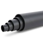 أنابيب بلاستيك HDPE ضغط 4 بار PE 100، قطر خارجي 355 مم، SDR 33، لون أسود