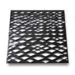 Mazyoon Hot Rolled Black Expanded Metal Mesh 2.8mm Thickness 2.44m x 7m - Bait Al Tatawor