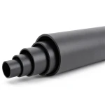 مواسير بلاستيك HDPE ضغط 4 بار PE 100 قطر خارجي 630 مم SDR 33 لون أسود
