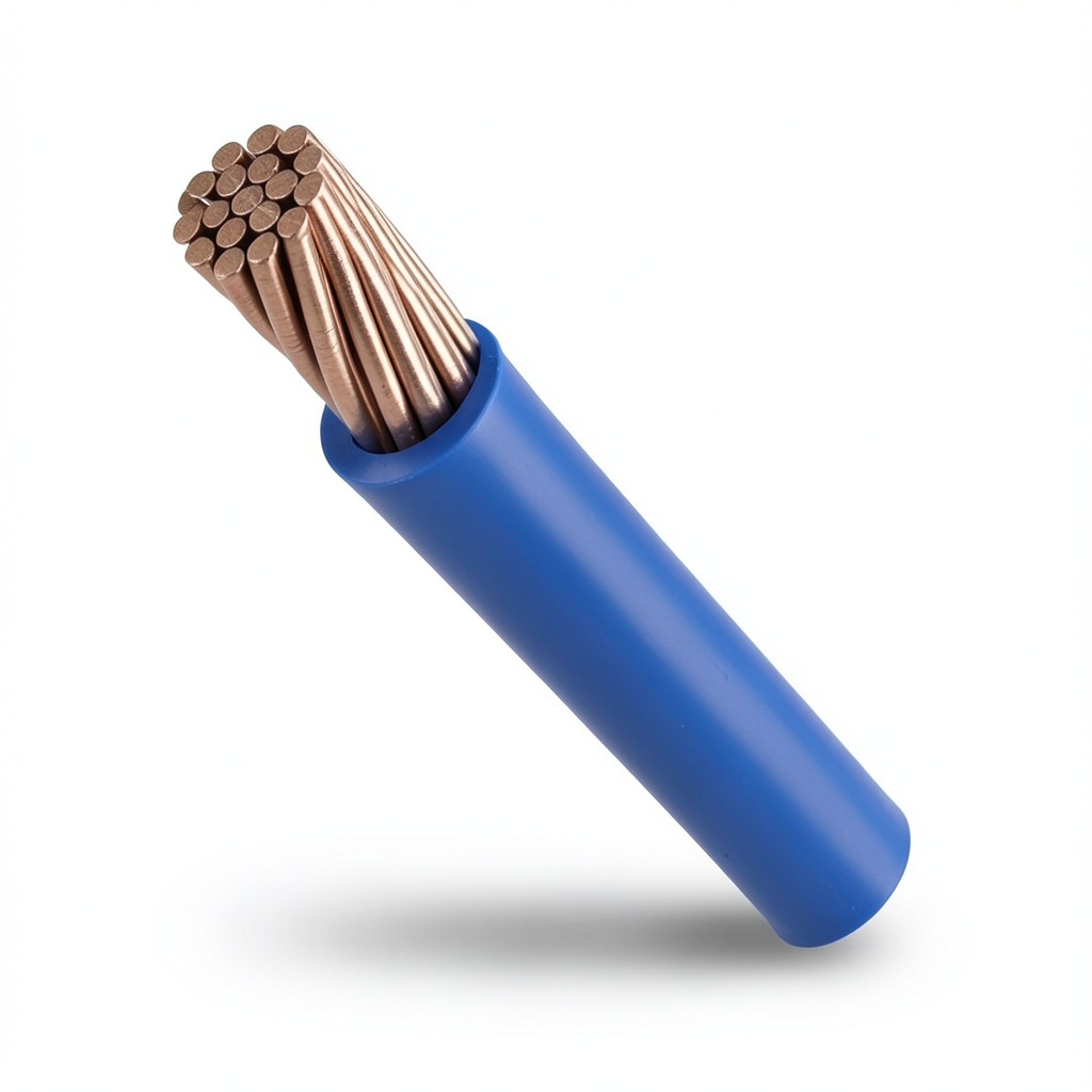6mm Stranded Electrical Wire 450/750V Copper Conductor PVC Insulated Blue