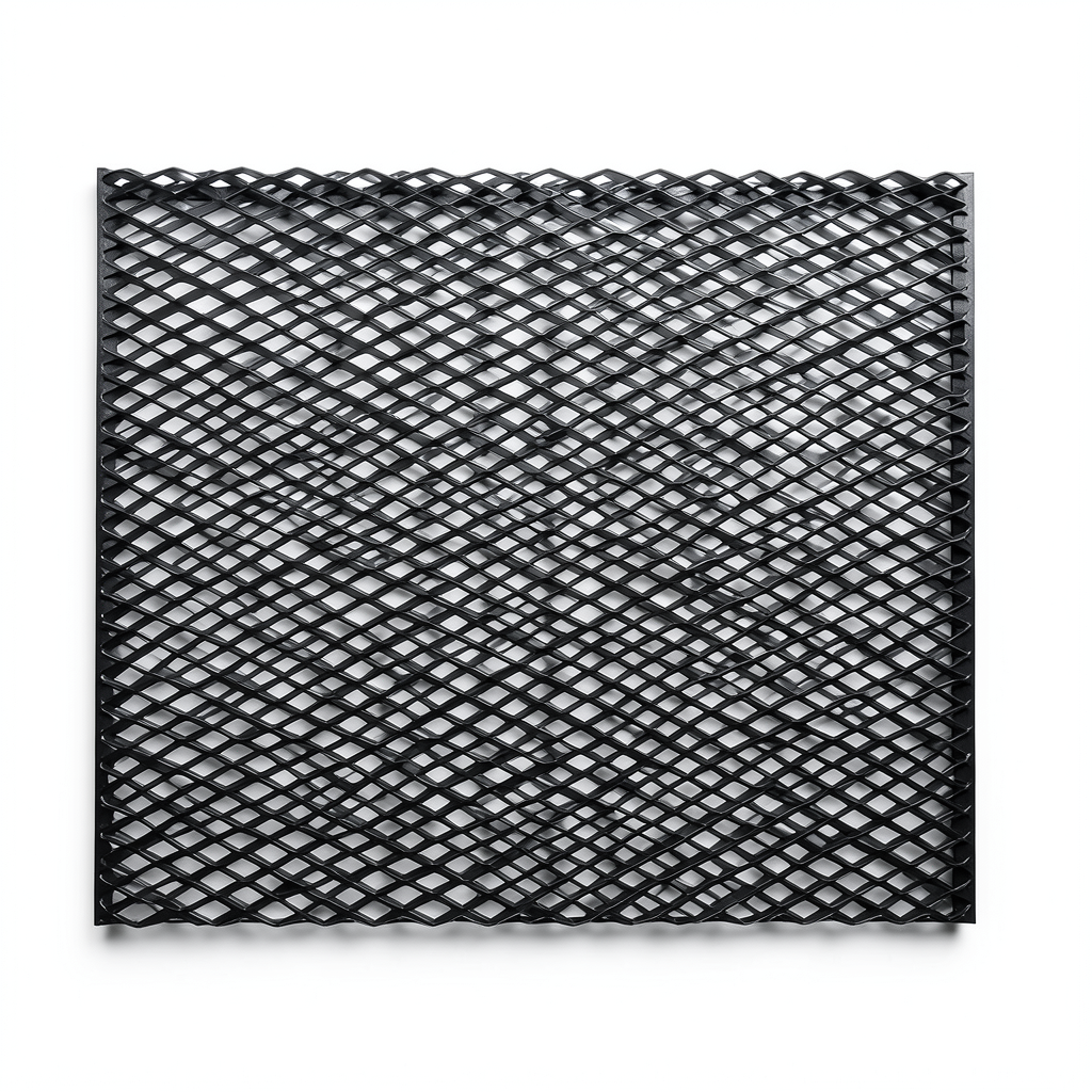 Hot Rolled Black Steel Expanded Metal Mesh Thickness 3 mm Width 2.44 m Length 2 m