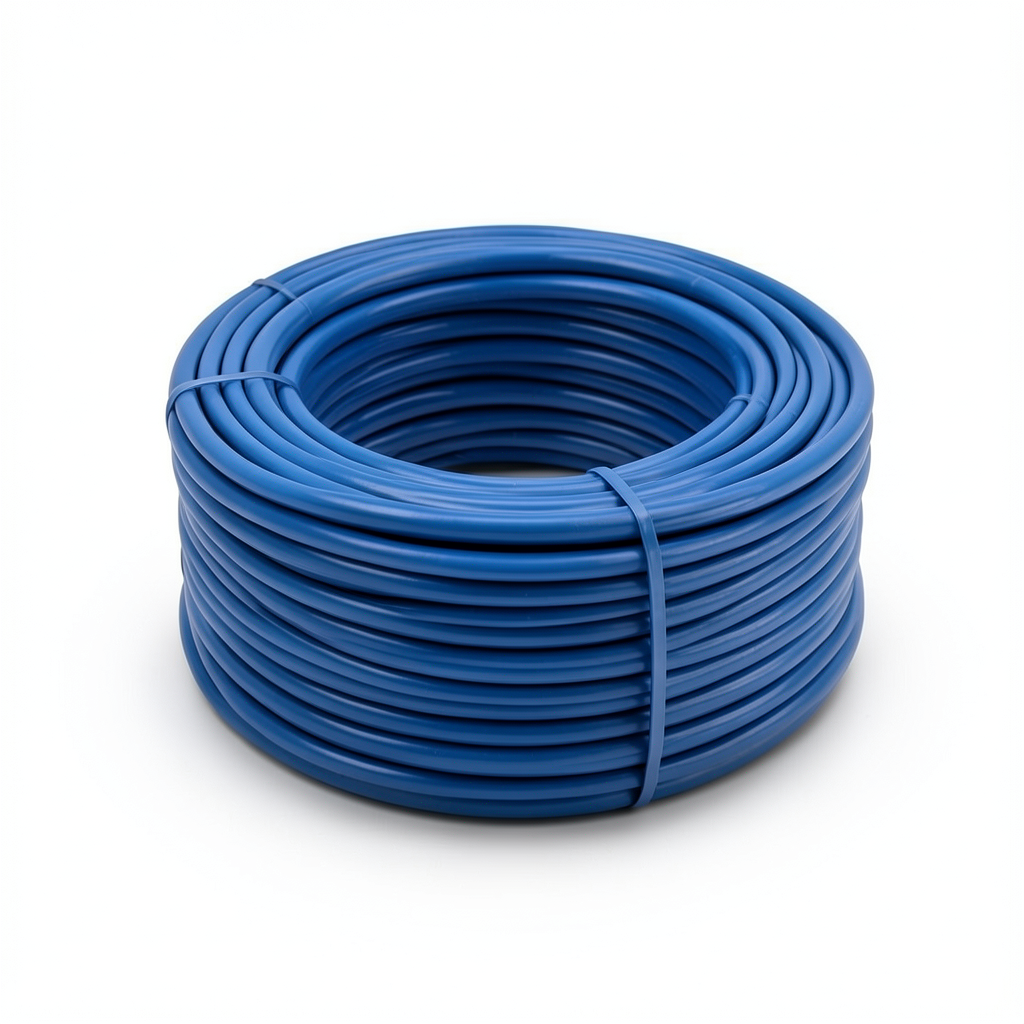 لفة سلك كهرباء مجدول 35mm 450/750 فولت موصل نحاس معزول PVC لون أزرق
