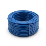 لفة سلك كهرباء مجدول 35mm 450/750 فولت موصل نحاس معزول PVC لون أزرق