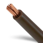 سلك كهرباء مجدول نحاس 4 مم2، عزل PVC 450/750 فولت، بني