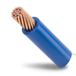 سلك مجدول نحاس 1.5mm 450/750 فولت عزل PVC لون أزرق