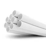 مواسير UPVC ضغط 11 بار مقاس 1/2 1 إنش سمك 1.85 مم لون أبيض