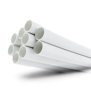 مواسير UPVC ضغط 11 بار مقاس 4 إنش سمك 4.39 مم لون أبيض