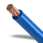 سلك كهرباء مجدول 70 ملم 450/750 فولت موصل نحاس معزول PVC لون أزرق