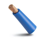 سلك مجدول نحاس 50 ملي 450/750 فولت، عزل PVC، لون ازرق