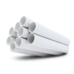 مواسير UPVC ضغط 11 بار مقاس 8 إنش سمك 8.43 مم لون أبيض
