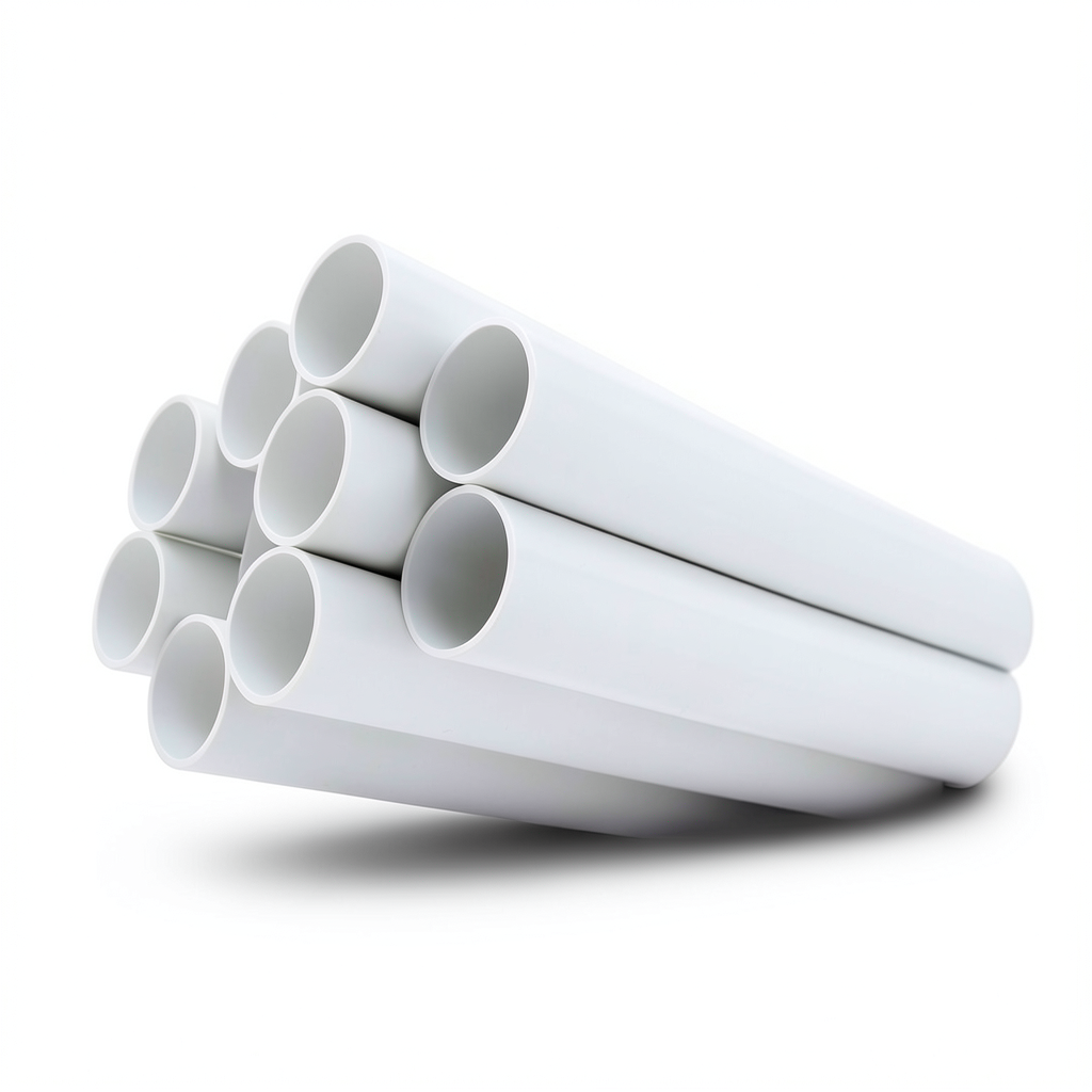 UPVC Pipe Nominal Pressure 11 Bar Size 8 inch Thickness 8.43 mm White