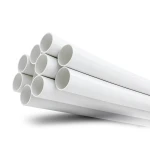 مواسير بلاستيك UPVC ضغط 13.8 بار مقاس 1 إنش سمك 1.6 مم لون أبيض