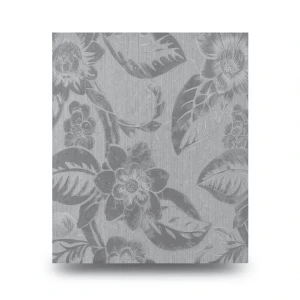 Italian Wallpaper Floral Design 10m x 1.06m Gray, Model 700053