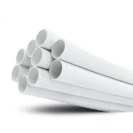 مواسير بلاستيك UPVC ضغط 13.8 بار مقاس 2 إنش سمك 2.87 مم لون أبيض