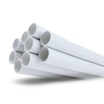 انابيب بلاستيك UPVC مقاس 3 إنش سمك 4.24 مم لون أبيض ضغط 13.8 بار