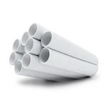 انابيب بلاستيك UPVC مقاس 6 إنش سمك 8.03 مم لون أبيض ضغط 13.8 بار