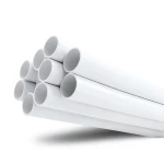 مواسير UPVC ضغط 13.8 بار مقاس 8 إنش سمك 10.41 مم لون أبيض