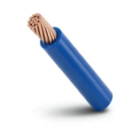 لفة سلك كهرباء مجدول 6 مم 450/750 فولت موصل نحاس معزول PVC لون أزرق