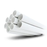مواسير UPVC ضغط 11 بار مقاس 4 إنش سمك 4.39 مم لون أبيض
