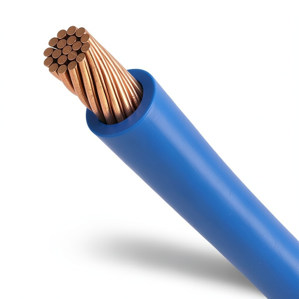 35mm Stranded Electrical Wire 450/750V Copper Conductor PVC Insulated Blue