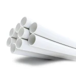 مواسير UPVC ضغط 11 بار مقاس 8 إنش سمك 8.43 مم لون أبيض