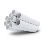 انابيب بلاستيك UPVC مقاس 3 إنش سمك 4.24 مم لون أبيض ضغط 13.8 بار