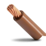 سلك كهرباء مجدول نحاس 2.5 ملم 450/750 فولت معزول PVC بني