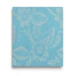 Wall Decoration Floral Design 10 m x 1.06 m Turquoise, Model 700045