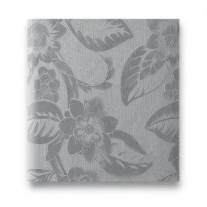 Italian Wallpaper Floral Design 10m x 1.06m Gray, Model 700053