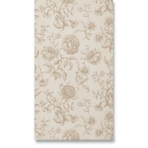 Floral Wall Decoration 10m x 0.53m Beige Color, Model 17812