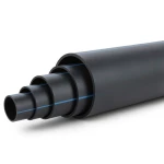 أنابيب HDPE ضغط 4 بار PE 100 قطر خارجي 560 مم SDR 33 لون أسود